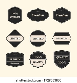 Flachdesign über Premium Qualität und limitierte Abzeichen-Sammlung.