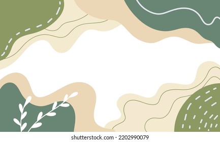 Diseño plano de fondo abstracto con color verde, perfecto para oficina, banner, página de inicio, fondo, papel tapiz, marca de belleza y más