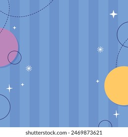 Flat design abstract background, Hand drawn doodle background