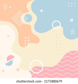 Flat design abstract background Vector Illustration