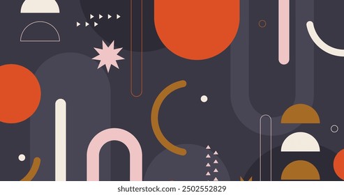 Flat design abstract background vector design in eps 10