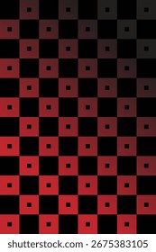 Flat Design of Abstract Black and Red Checkerboard Gradient Background. perfect for digital art, wallpaper, and modern graphics.