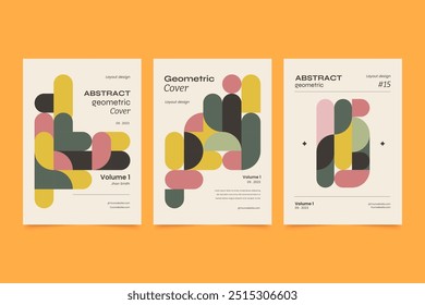 Design plano abstrato capa modelo vetor design em eps 10