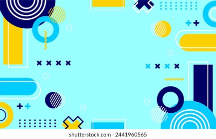 diseño plano de fondo geométrico abstracto