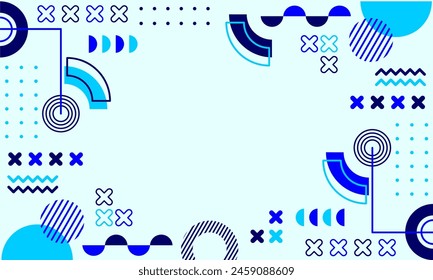 flat design of abstract geometric background