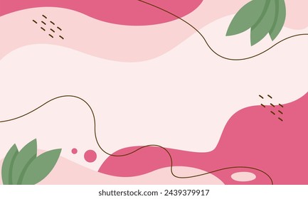 flat design abstract with soft colour background