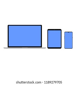flat design of all modern devices