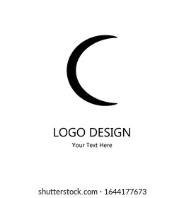 Flat Design Alphabetical C Abstract Monogram  Logo Design