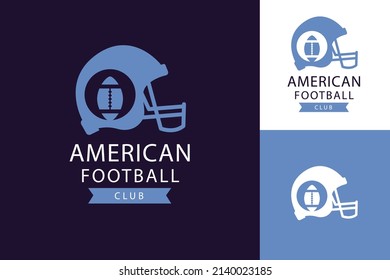 flat design american logo template design