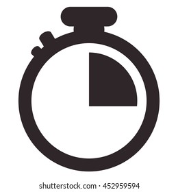 flat design analog chronometer icon vector illustration