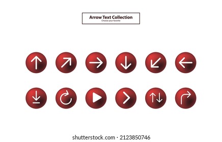 flat design arrow collection vector directional sign icons set collection modern colorful geometric