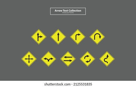 flat design arrow collection vector directional sign icons set collection modern colorful geometric