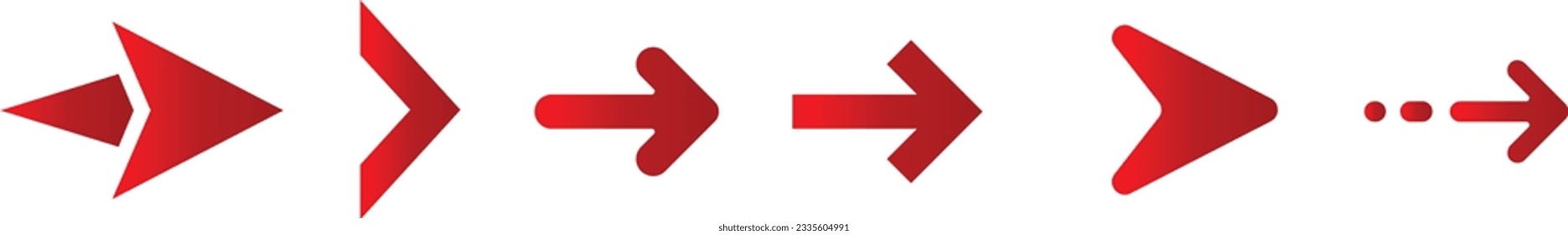 Flat design arrow collection. Arrow vector collection. Arrow. Cursor. Modern simple arrows. Vector illustration