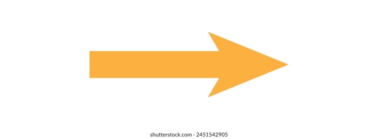 Flat Design Arrow Pointing Right Icon Vector Illustration Royalty, Cliparts, Vectors, and Stock Illustration eps 10