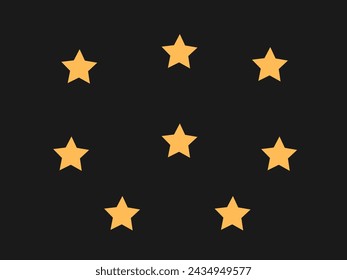 flat design astronomy vector illustration