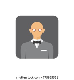 flat design avatar app icons user face people man woman vector