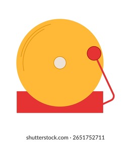 Flat design back to school icons with classroom and stationery items