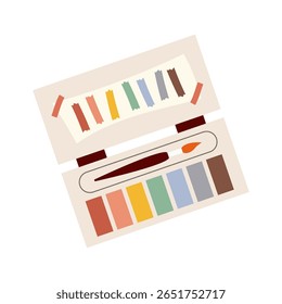 Flat design back to school icons with classroom and stationery items