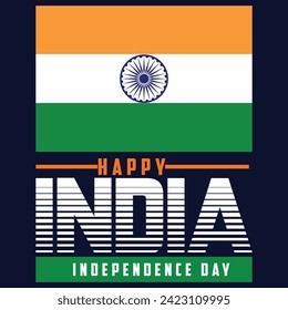 flat design background Happy India Independence Day Wishes