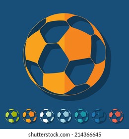 Flat design: ball