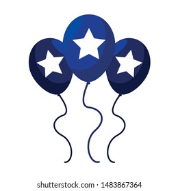 flat design balloons happy labor day