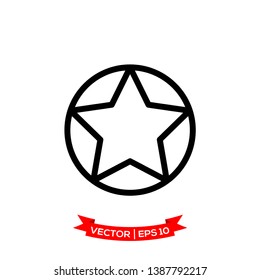 flat design best vector of star icon 