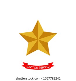 flat design best vector of star icon 