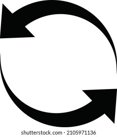 símbolo de icono negro de diseño plano flecha repetida 