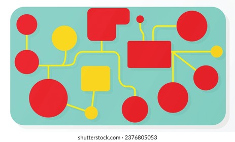 Flat design blank space abstract colour vector papercut style for background