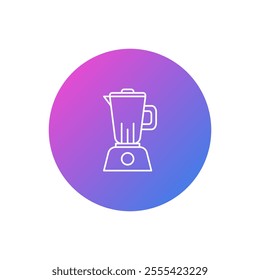 flat design blender vector icon