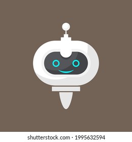 Flat design bot, robot vector illustration , bot icon