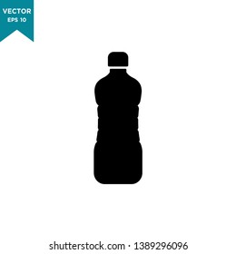 flat design of bottle icon. water bottle icon.