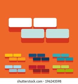 Flat design: brick