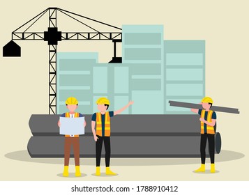 Flat Design of Building Construction