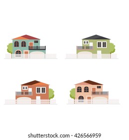 Flat design of buildings