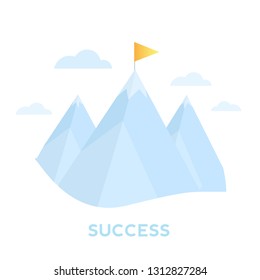 Flat design business people concept. Vector illustration concept for web banner, business presentation, advertising material. 