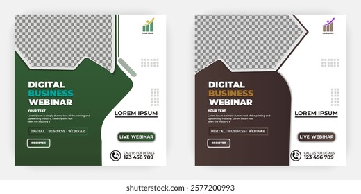 Flat design business template design