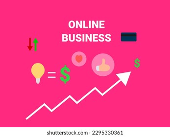 flat design business vector illustration