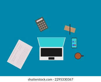 flat design business vector illustration