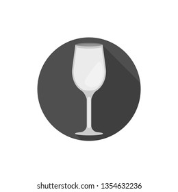 Flat design Cabernet Wine Glass