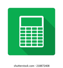 Flat design. Calculator icon