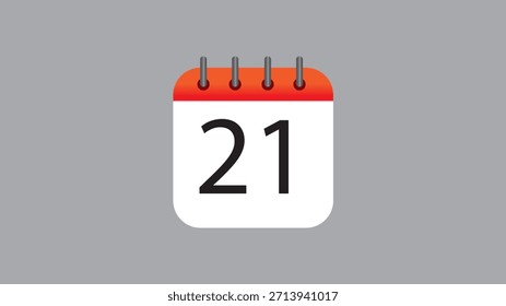 Ilustración vectorial de iconos de calendario de diseño plano (fecha, administración de tiempo, símbolo de programación)
