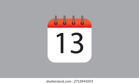 Ilustración vectorial de iconos de calendario de diseño plano (fecha, administración de tiempo, símbolo de programación)