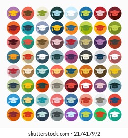 Flat design: cap