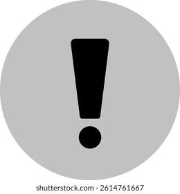 Flat Design Caution Sign Symbol