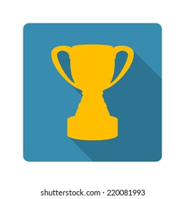 Flat design. Champions Cup Icon