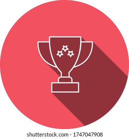 Flat Design of Championship Cup
