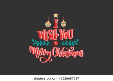 Flat design christmas badge full color design free vector editable background