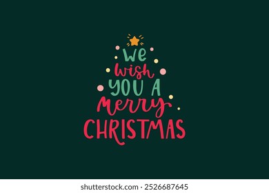 Flat design christmas badge full color design free vector editable background