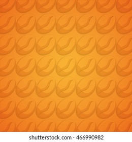 flat design coffee bean pattern icon vector illustration